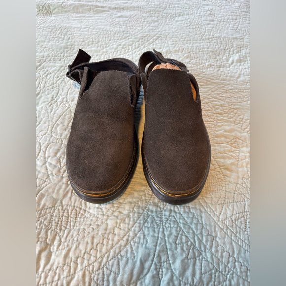 Dr. Martens Other - Dr. Martens Black MENS Suede Slip-On Shoes